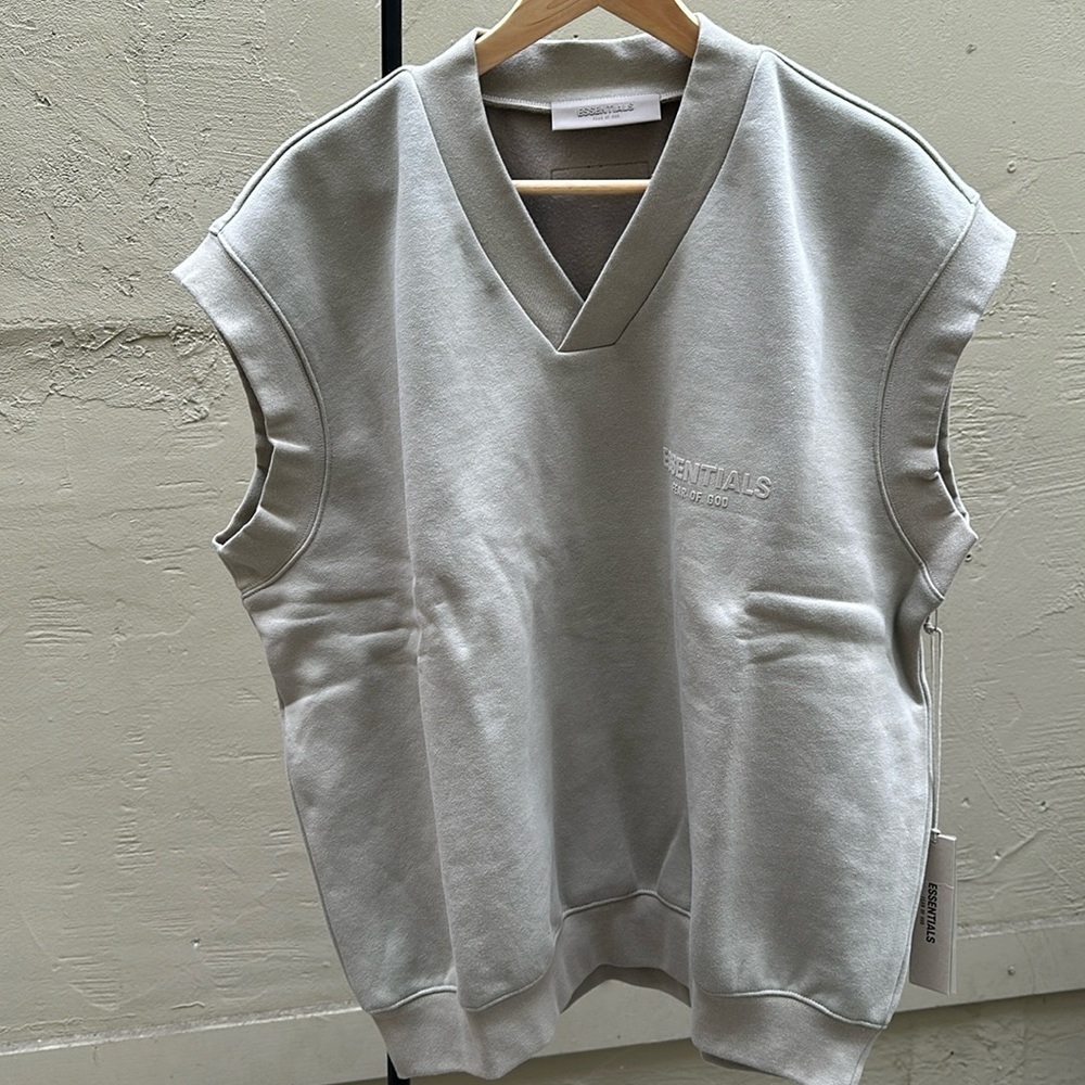 Essentials by Fear of God Cotton blend fleece vest